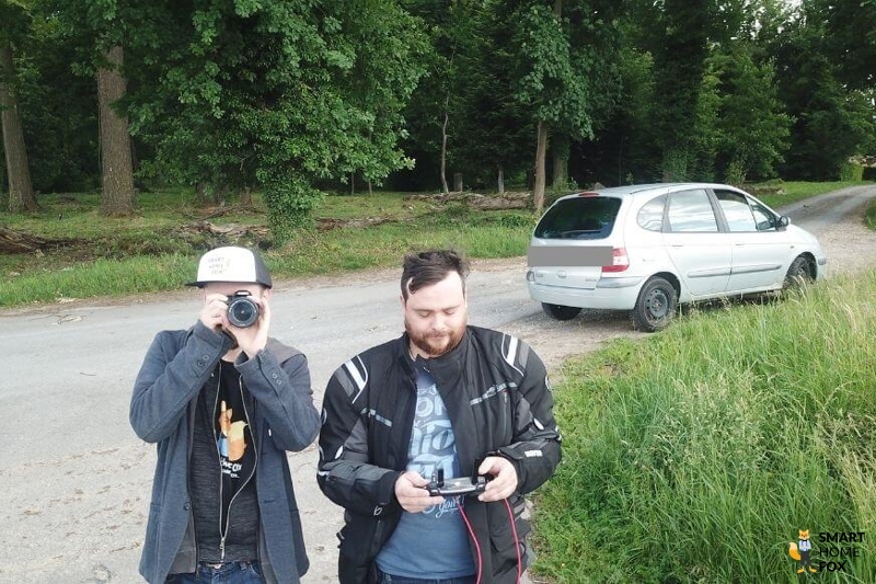 Die First-Person-Fiew von der DJI Mavic Pro Drohne